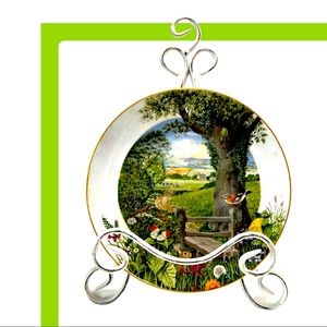 Vintage Franklin Mint 1971 Peter Barrett “A Country Walk in May” Plate